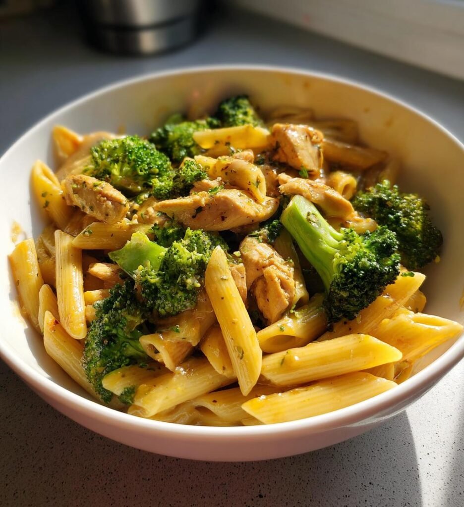 Penne med Kyckling och Broccoli