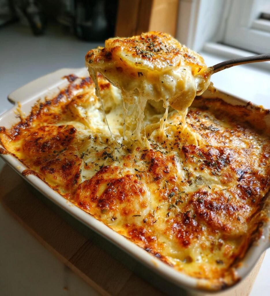 Potatisgratäng med Västerbottenost