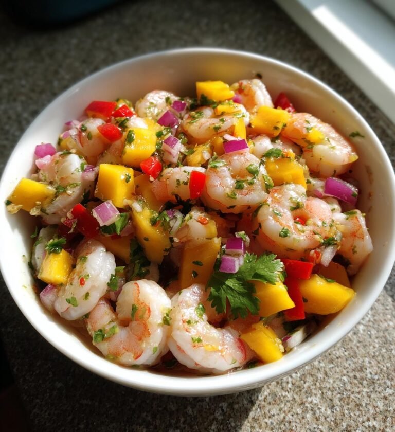 Räksallad med Mango och Lime