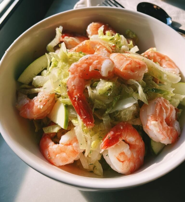 Räksallad med Äpple och Fänkål