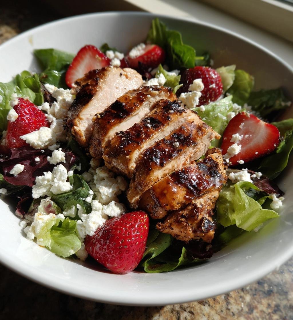 Sallad med Grillad Kyckling och Jordgubbar - detail 1
