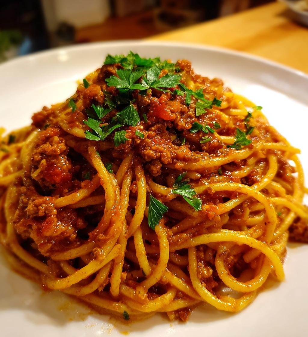 Spaghetti med Köttfärssås (Bolognese) - detail 1
