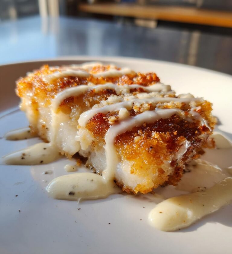 Stekt Kolja med Pepparrotssås