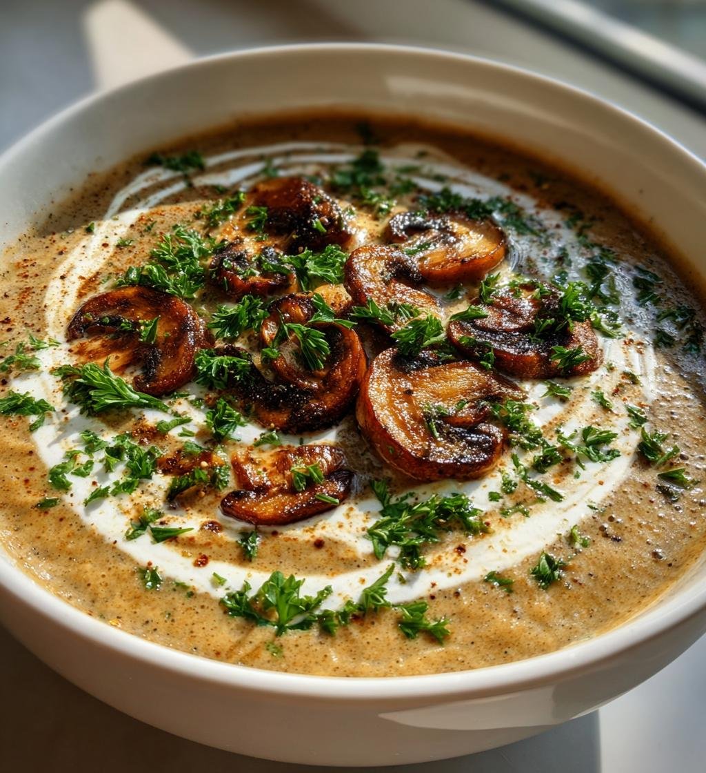 Svampsoppa med Grädde och Persilja - detail 1