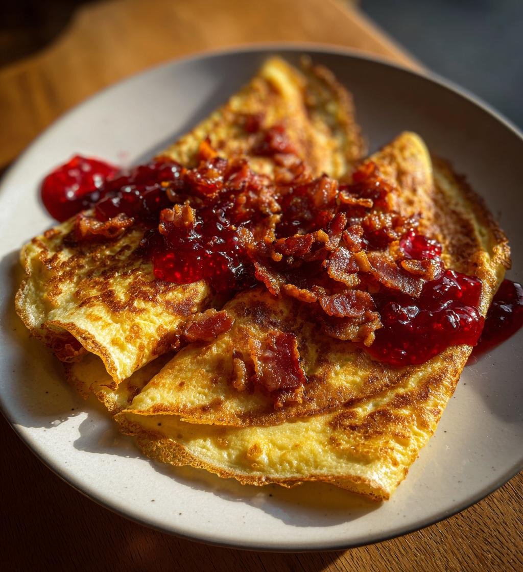 Svensk Äggakaka med Bacon och Lingon - detail 1