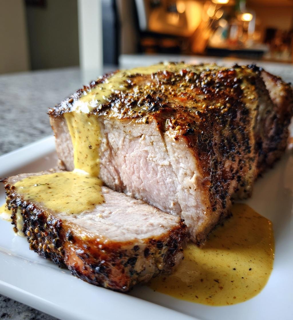 Svenskt Flaskstek med Senapssås - detail 1