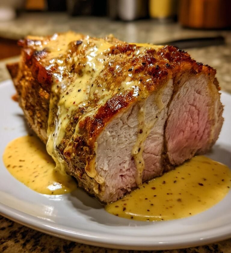 Svenskt Flaskstek med Senapssås