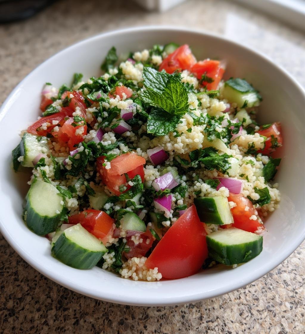Tabouleh Sallad (Bulgur med mynta och persilja) - detail 1