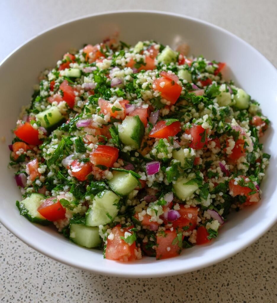 Tabouleh Sallad (Bulgur med mynta och persilja)