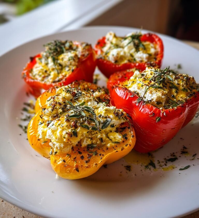 Ugnsbakad Paprika med Fetaost