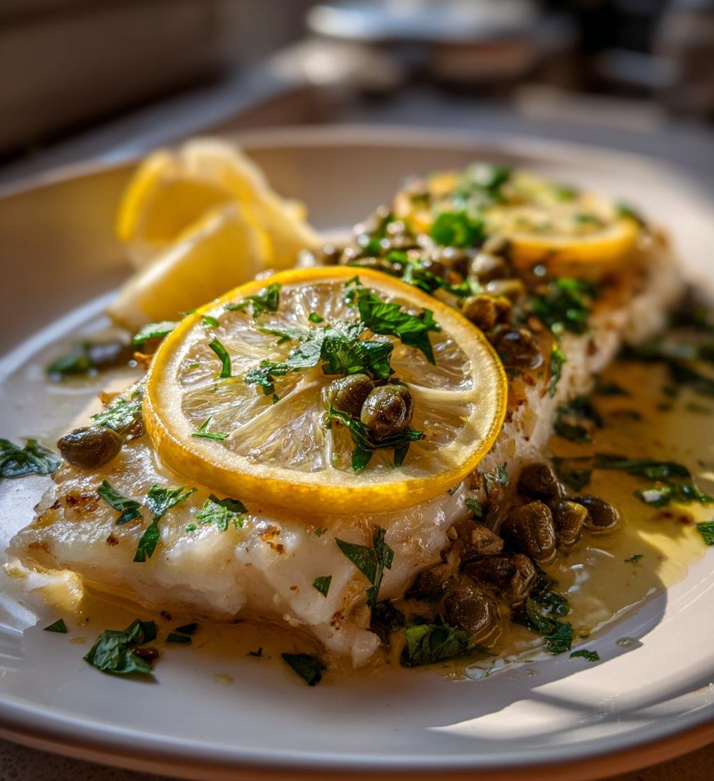 Ugnsgräddad Sej med Citron och Kapris - detail 1