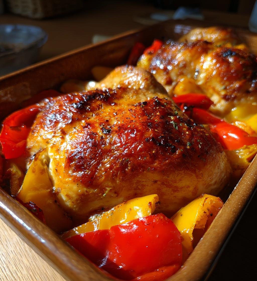 Ugnsrostad Kyckling med Paprika - detail 1