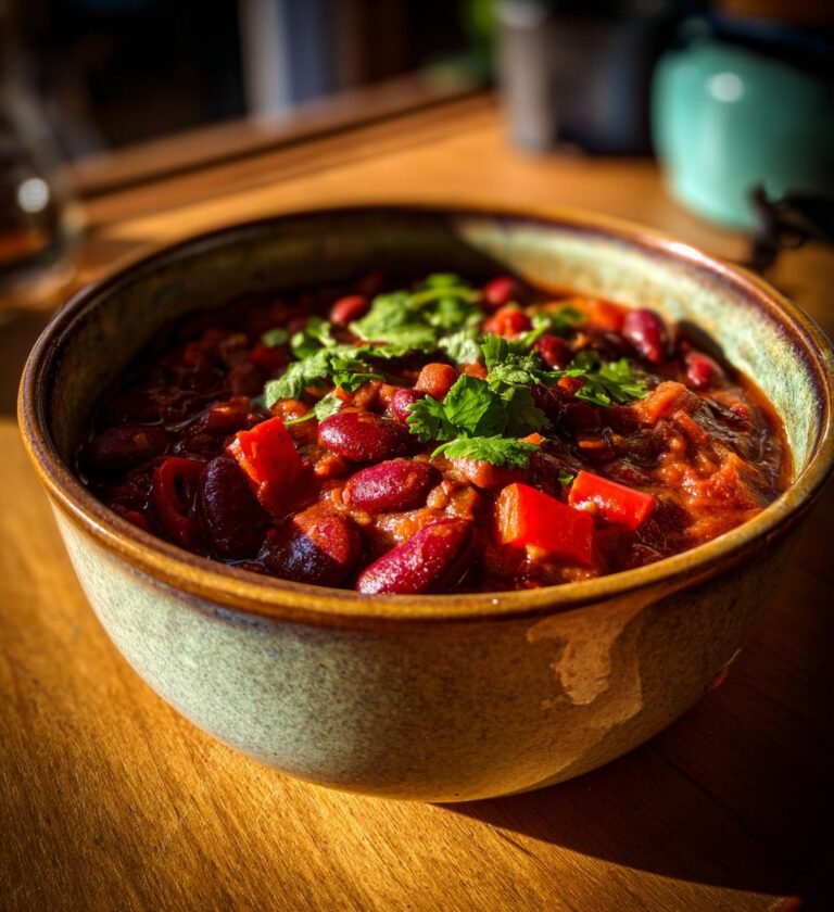 Vegetarisk Chili med Kidneybönor