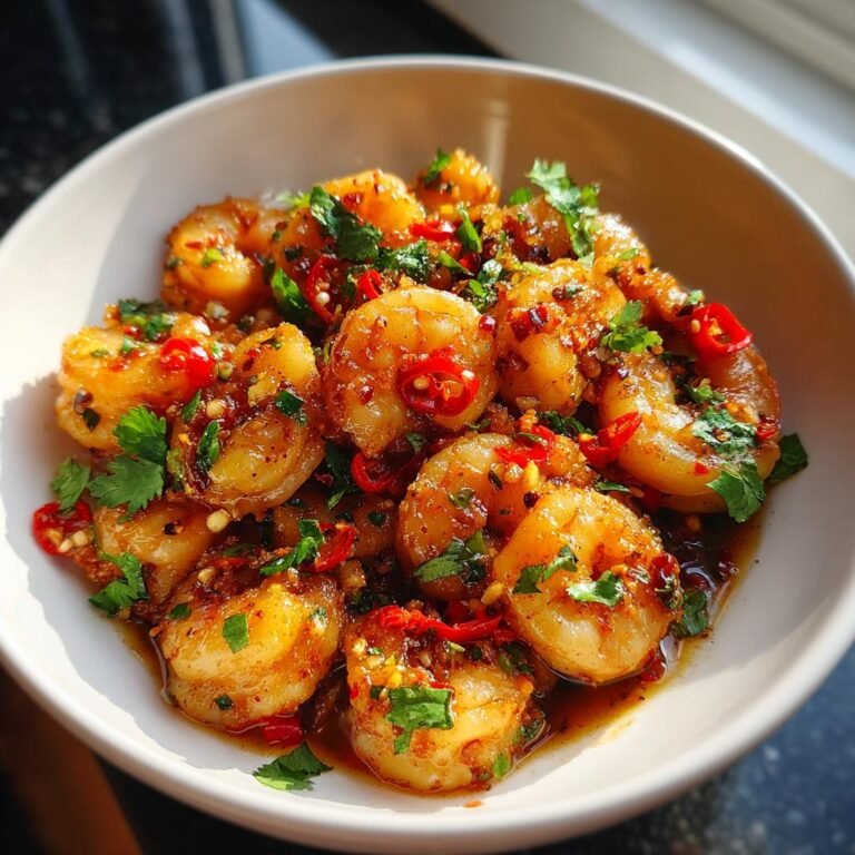 Wokad Räkor med Vitlök och Chili