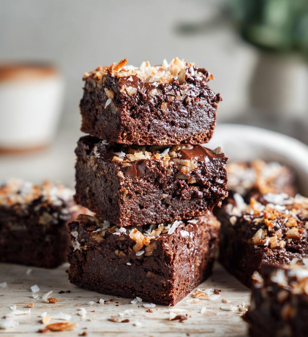 Brownies med kokos - detail 1