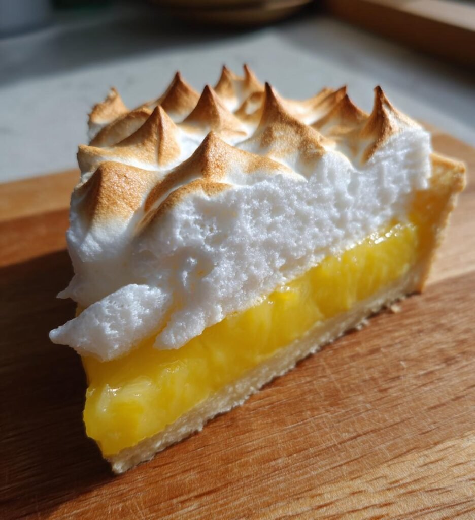 Citron- och marängpaj