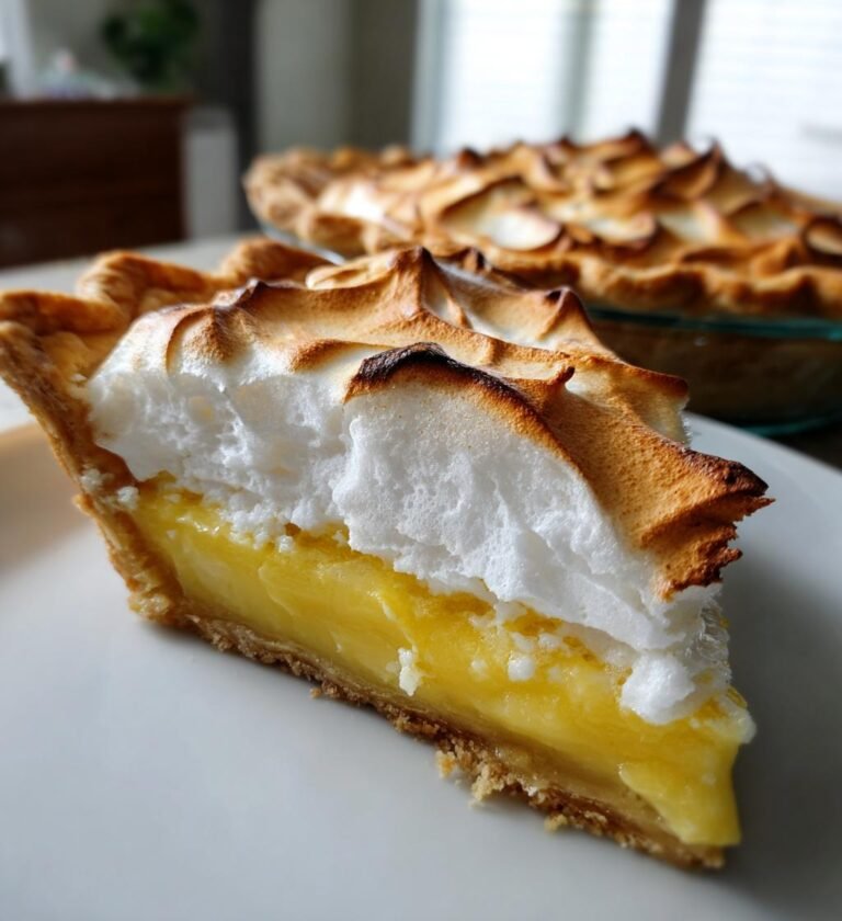 Citronpaj med maräng