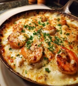 Fiskgratäng med räkor