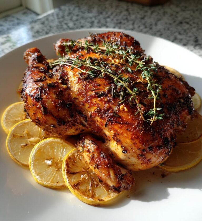 Helstekt kyckling i ugn
