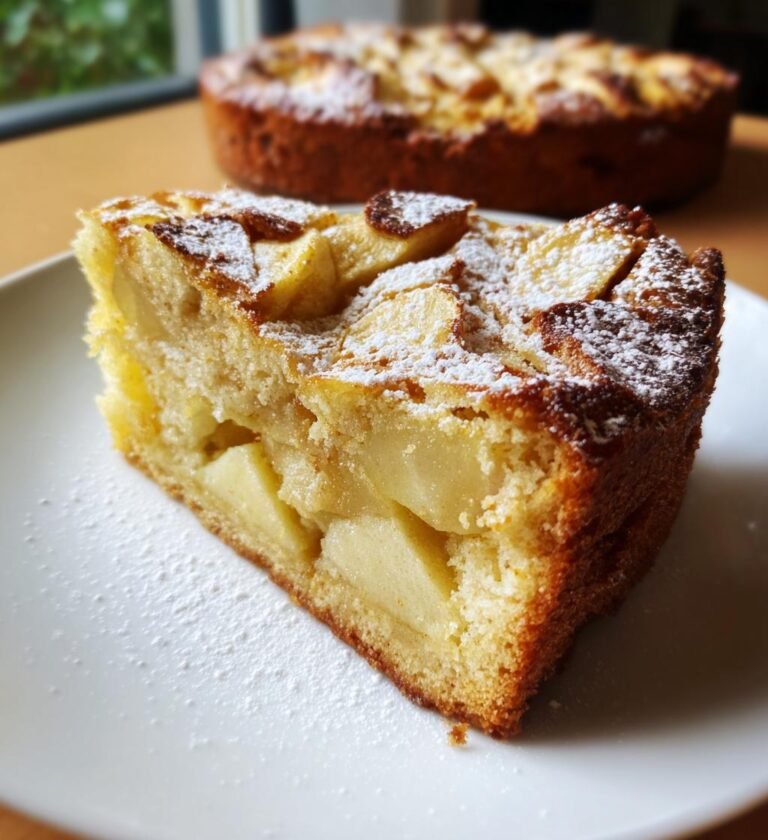 Kardemummakaka med äpple