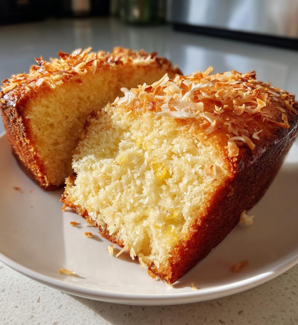 Kokos- och citronkaka - detail 1