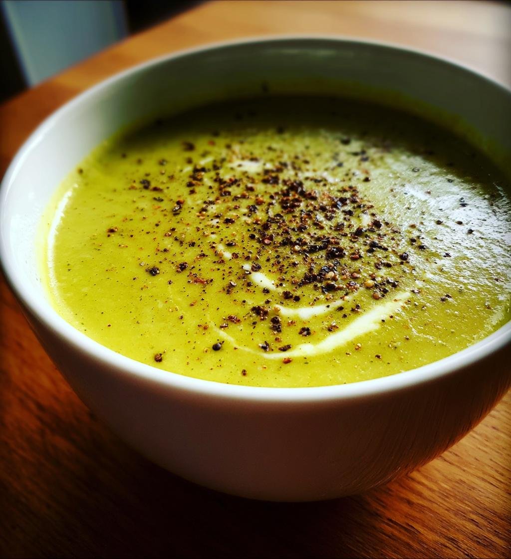 Krämig broccolisoppa - detail 1