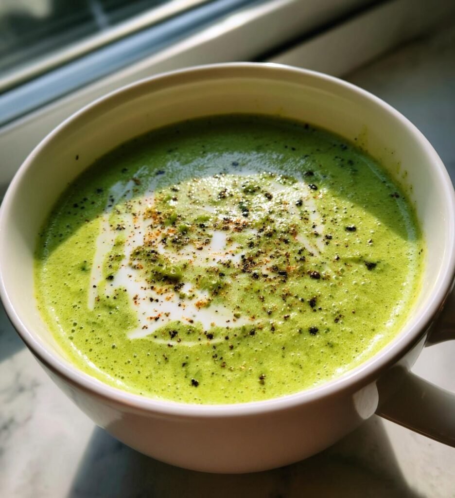 Krämig broccolisoppa