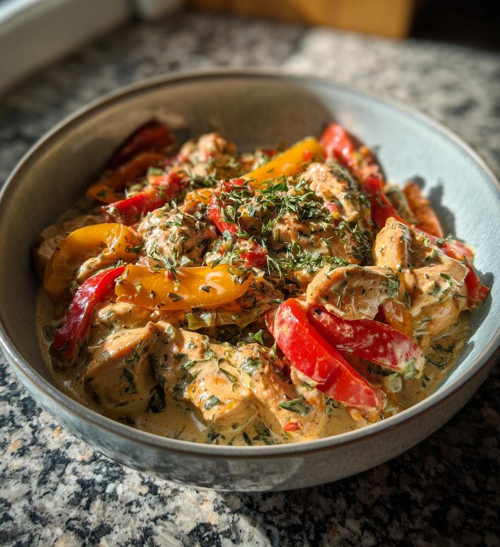 Kycklinggryta med paprika - detail 1