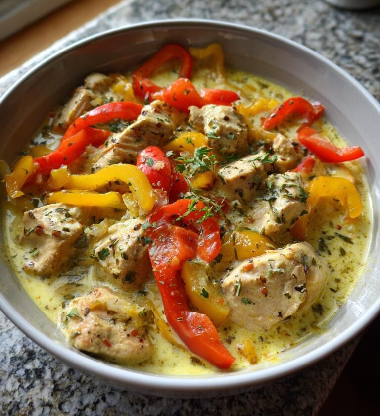 Kycklinggryta med paprika