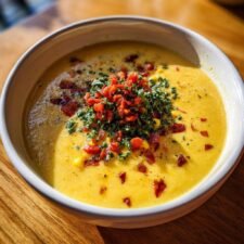 Underbar majssoppa med chili klar på 30 minuter