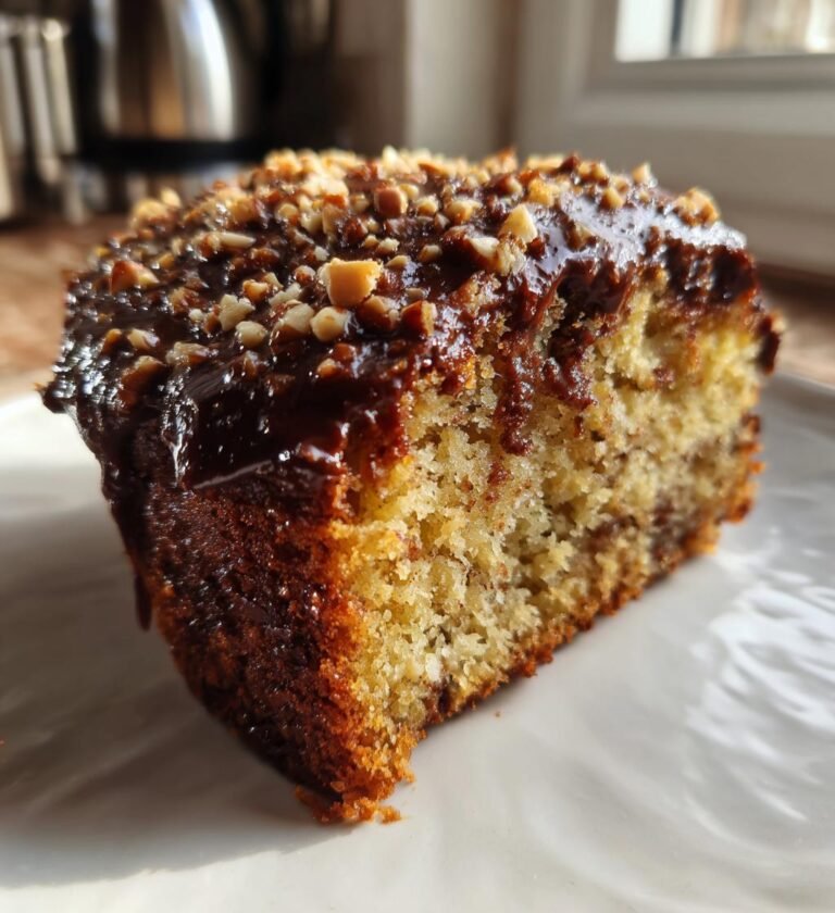 Mandelkaka med chokladglasyr