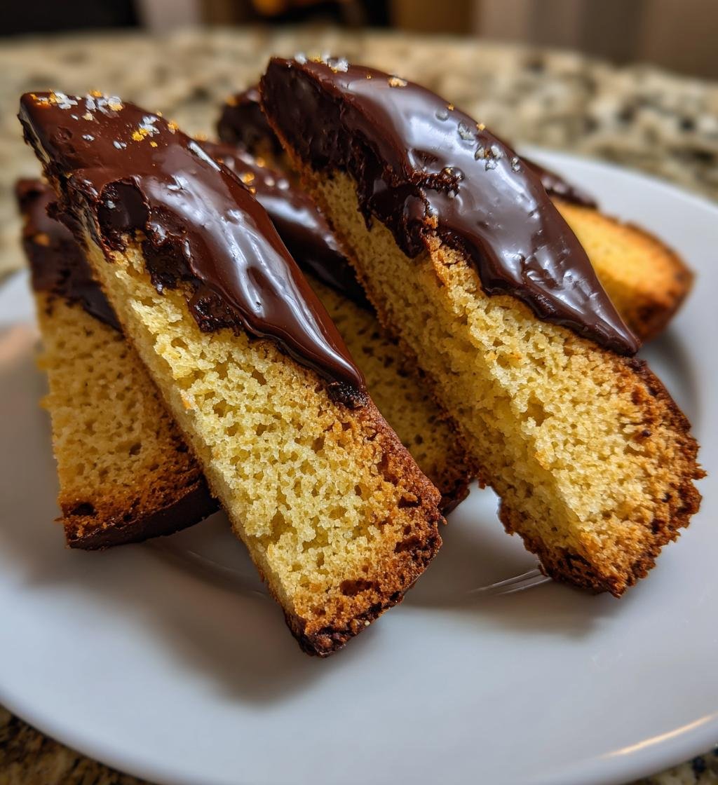 Mandelskorpor med choklad - detail 1