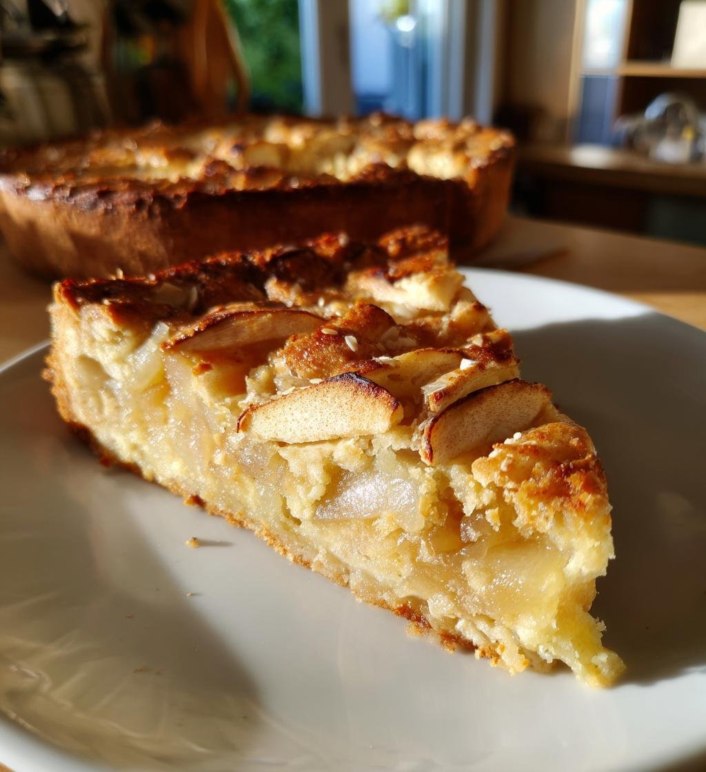 Päronpaj med mandel - detail 1