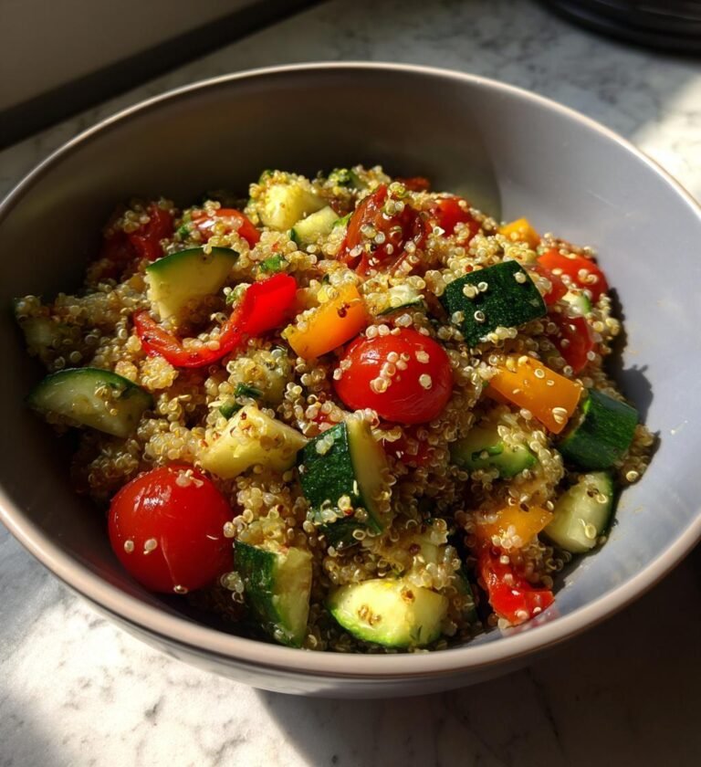 Quinoasallad med grönsaker