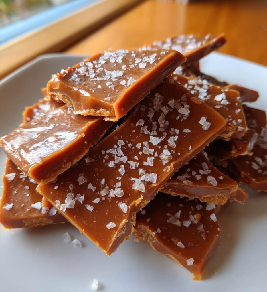 Smörkola med havssalt