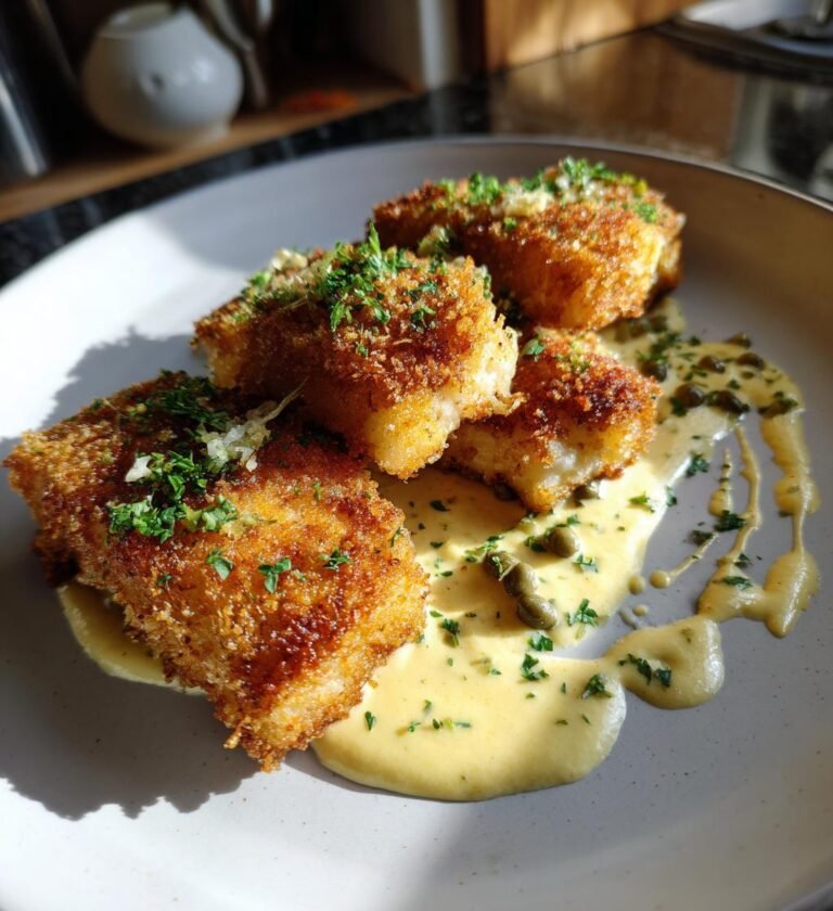 Stekt sej med remouladsås