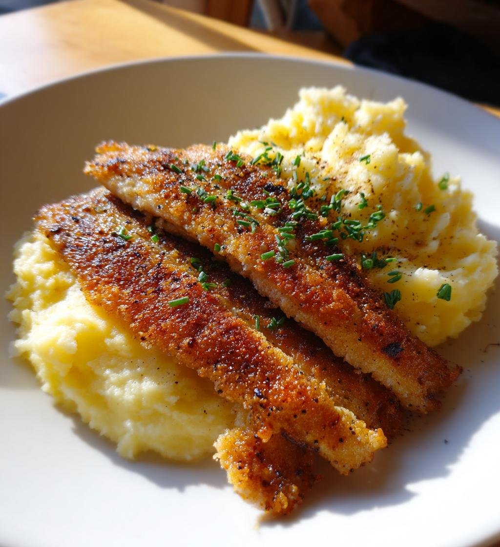 Stekt strömming med potatismos