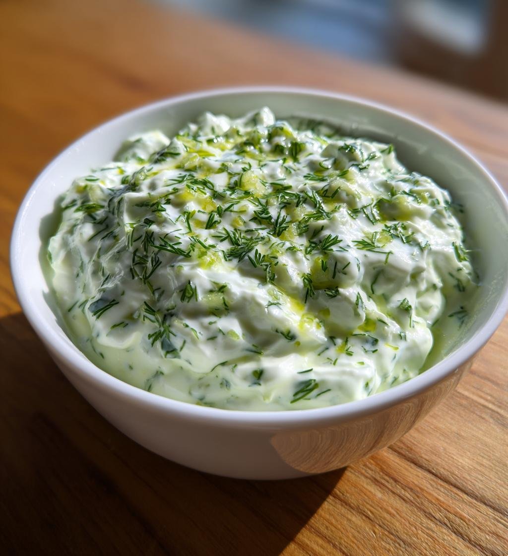 Tzatziki med dill - detail 1