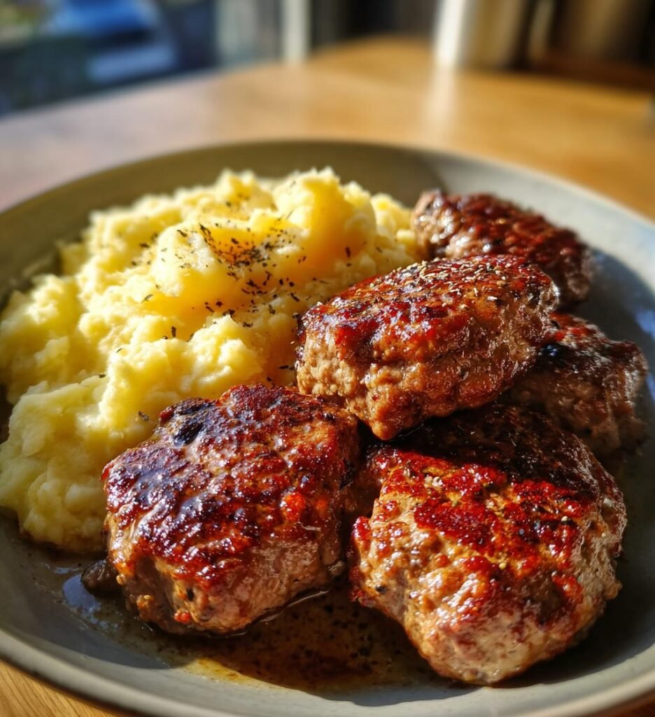 Wallenbergare med potatismos