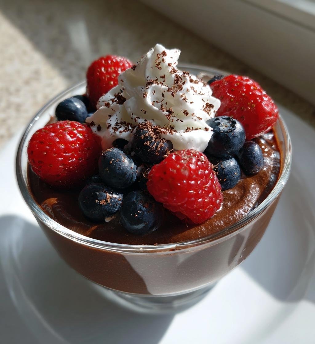 Alla hjärtans dag chokladmousse - detail 1