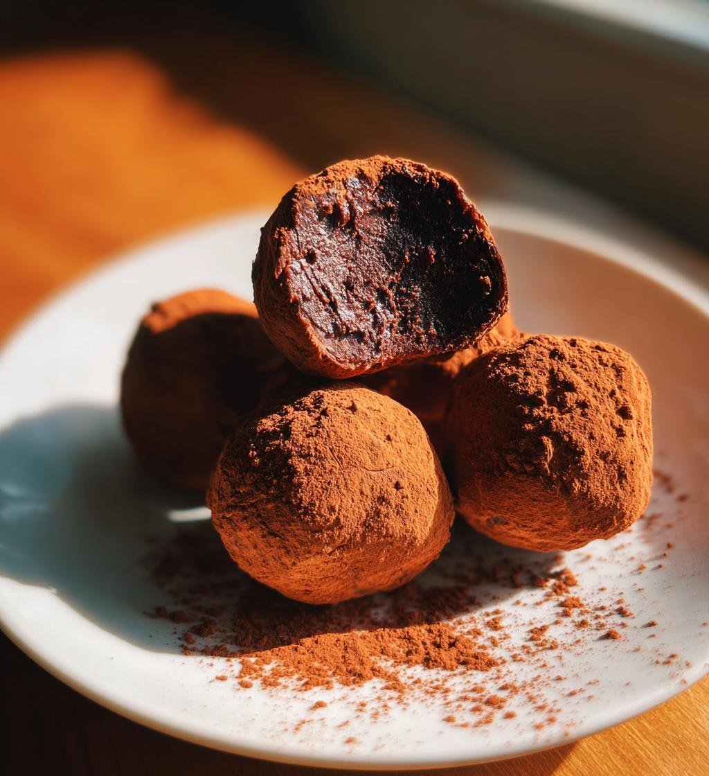 Alla hjärtans dag chokladtryfflar - detail 1