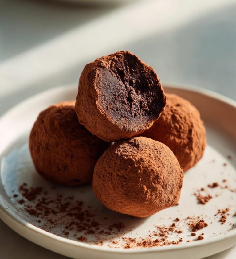 Alla hjärtans dag chokladtryfflar