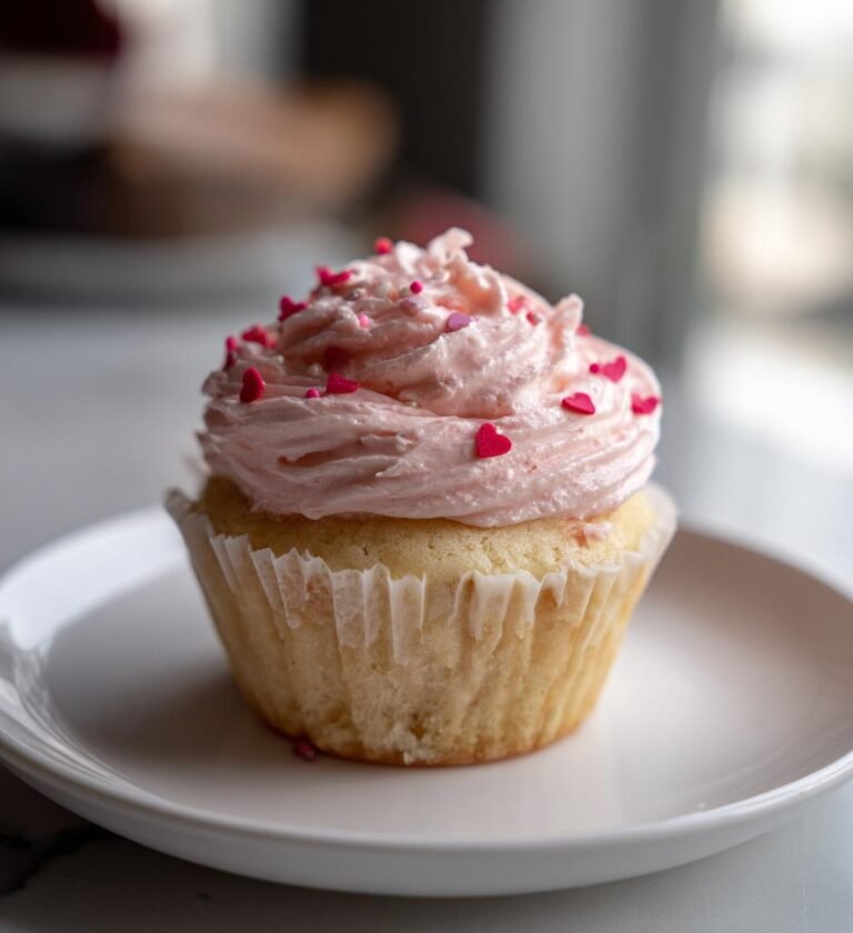 Alla hjärtans dag-cupcakes