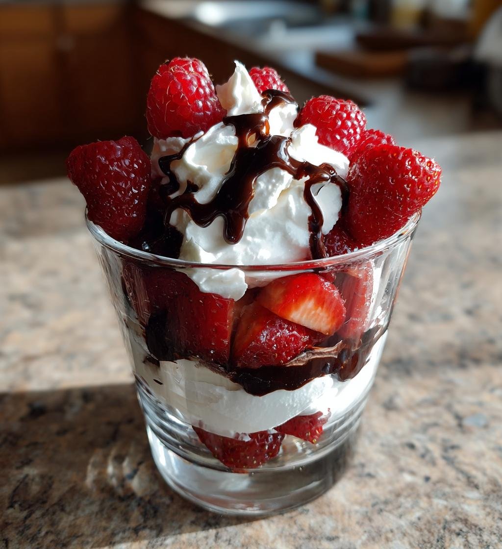 Alla hjärtans dag-dessert i glas - detail 1