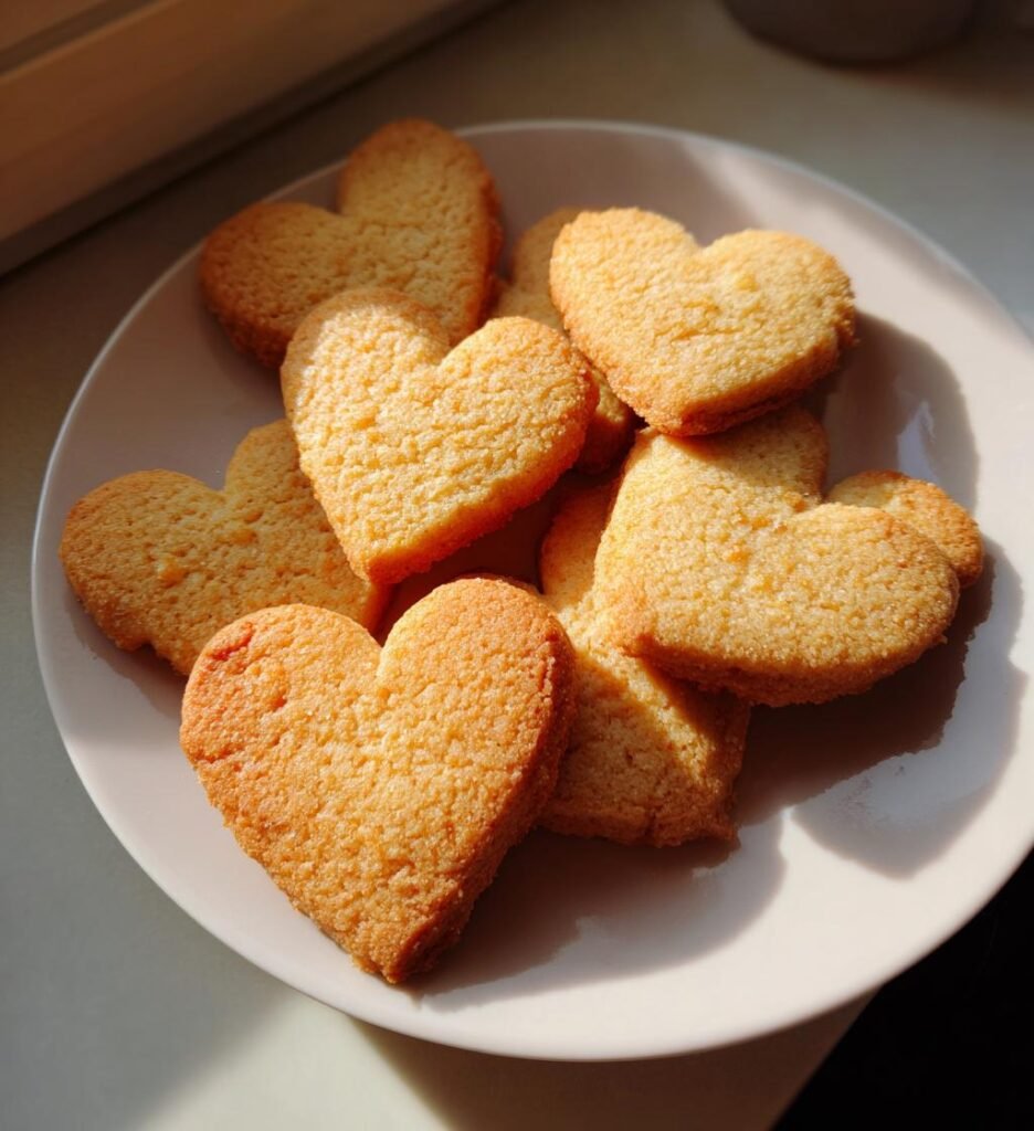 Alla hjärtans dag hjärtformade kakor