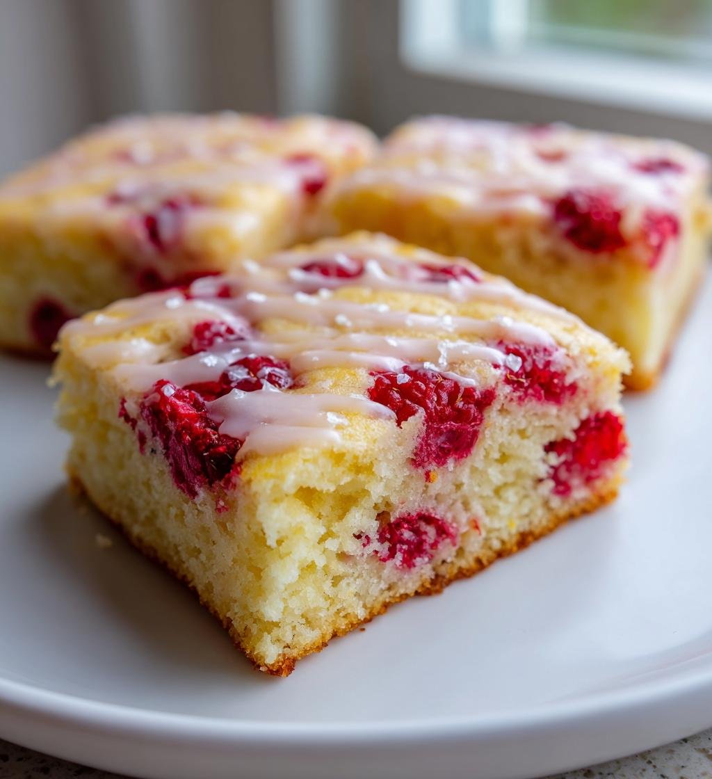 Citron- och hallonrutor - detail 1