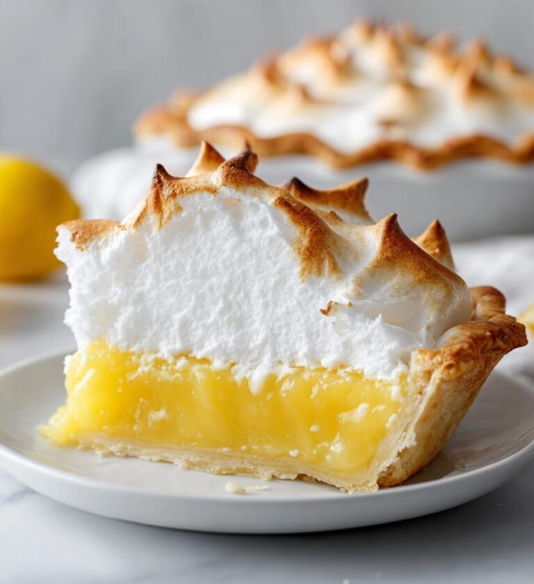 Citronpaj med maräng