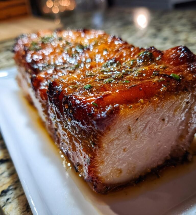 Fläskkarré i Ugn med Honung och Senap