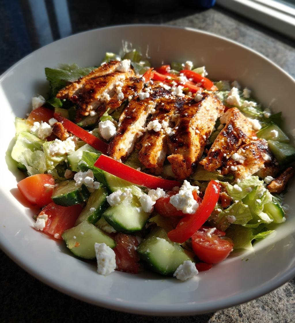 Fräsch sallad med grillad kyckling - detail 1