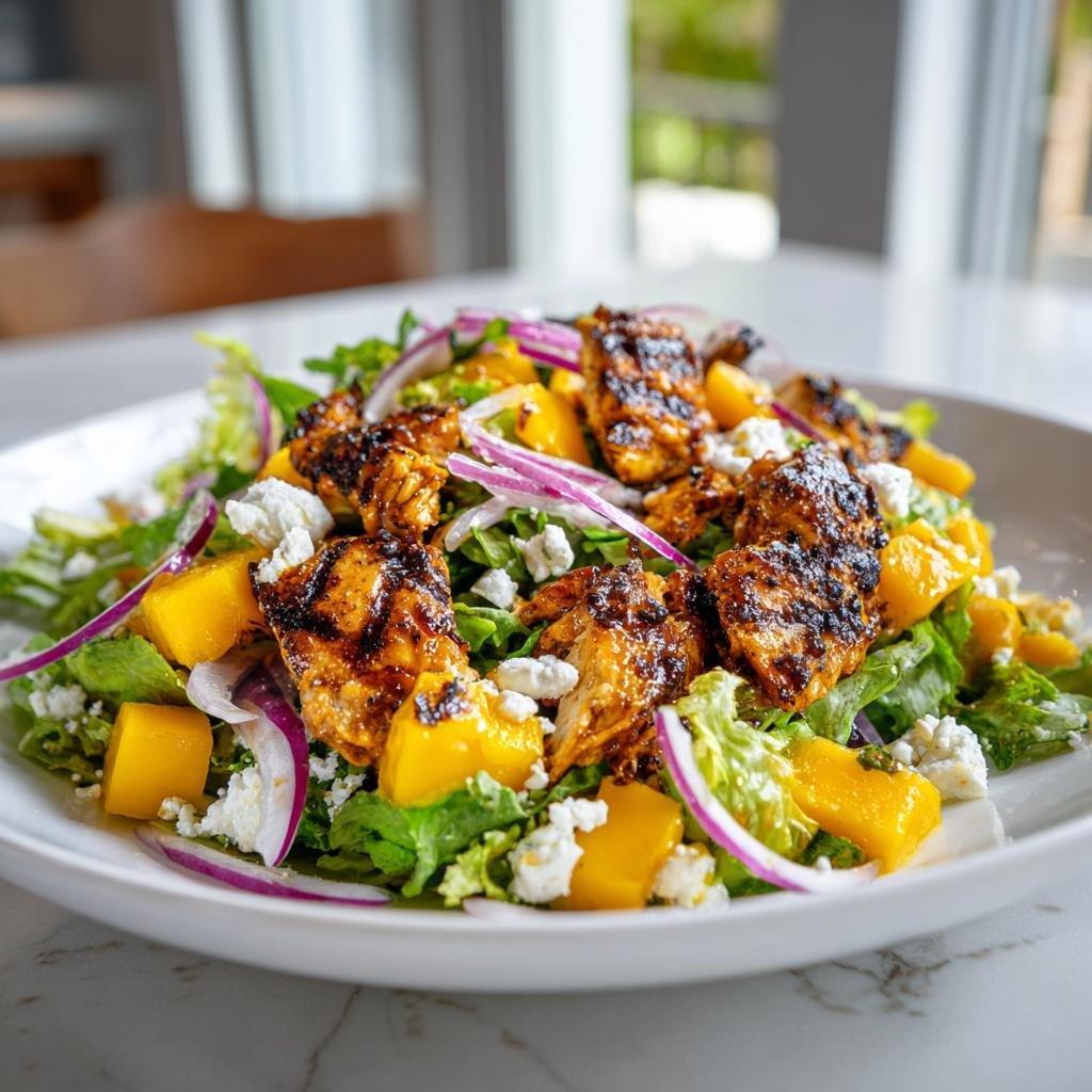 Fräsch sallad med mango och kyckling - detail 1